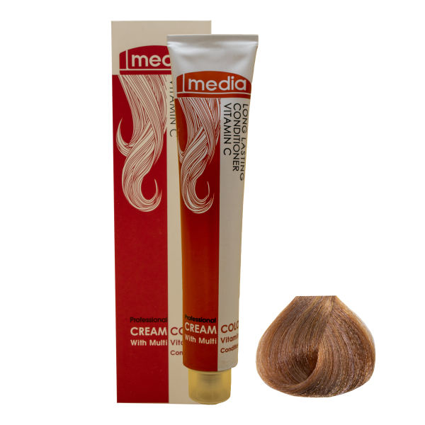رنگ مو مدیا سری ترکیبی شماره MG.6 رنگ طلایی شکلاتی متوسط حجم 100ml
